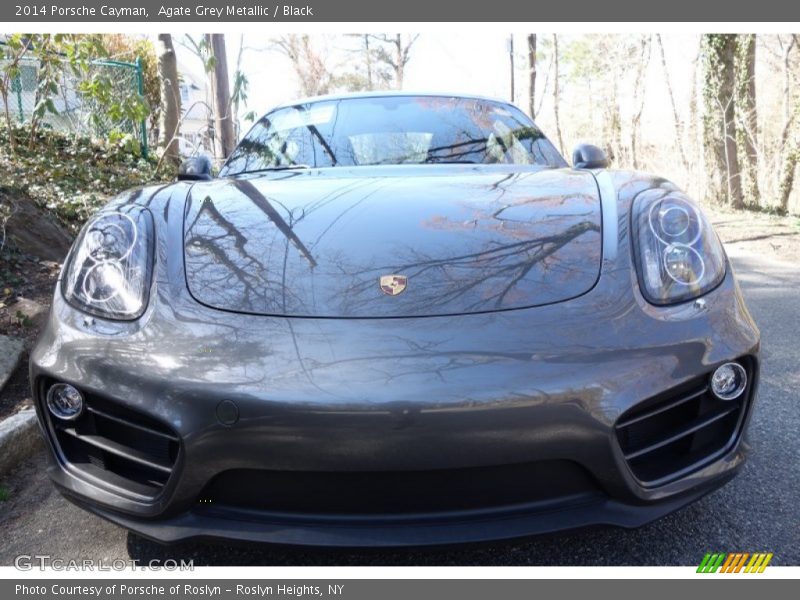 Agate Grey Metallic / Black 2014 Porsche Cayman