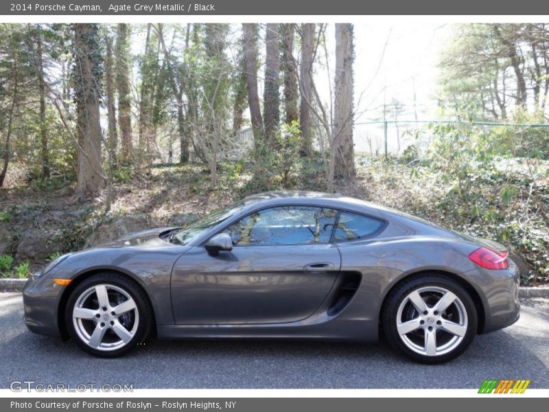 Agate Grey Metallic / Black 2014 Porsche Cayman