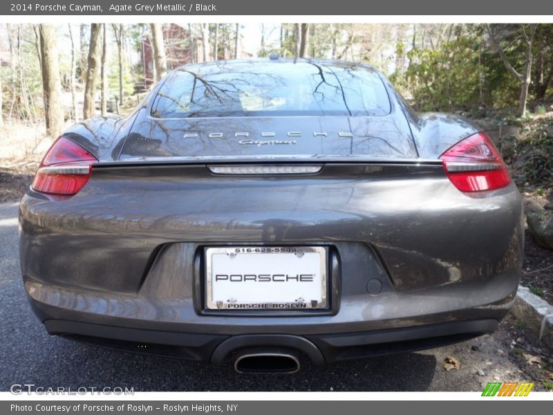 Agate Grey Metallic / Black 2014 Porsche Cayman