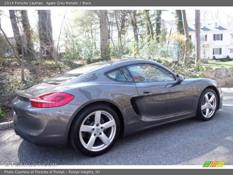 Agate Grey Metallic / Black 2014 Porsche Cayman