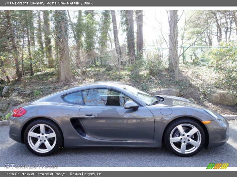 Agate Grey Metallic / Black 2014 Porsche Cayman