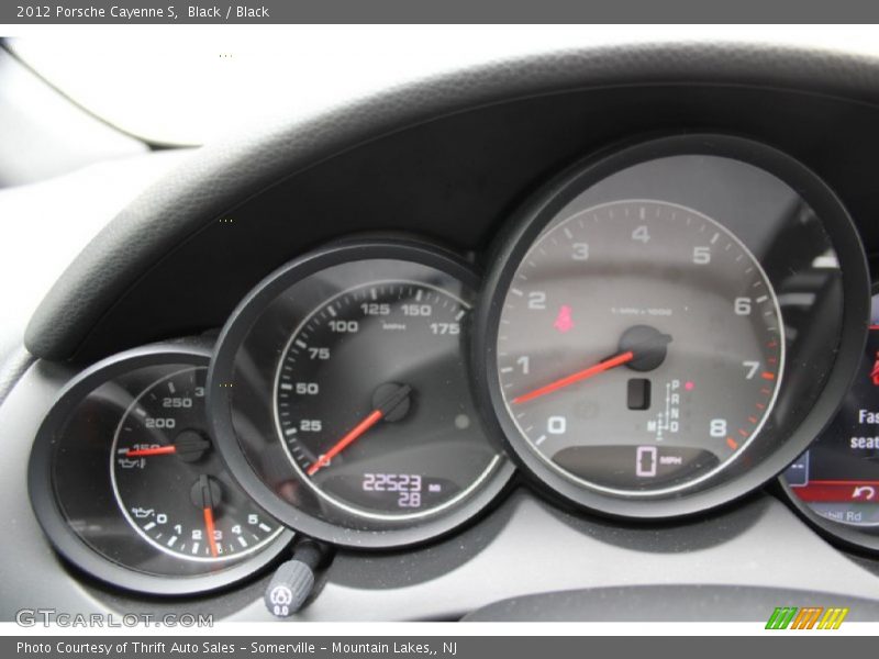 Black / Black 2012 Porsche Cayenne S