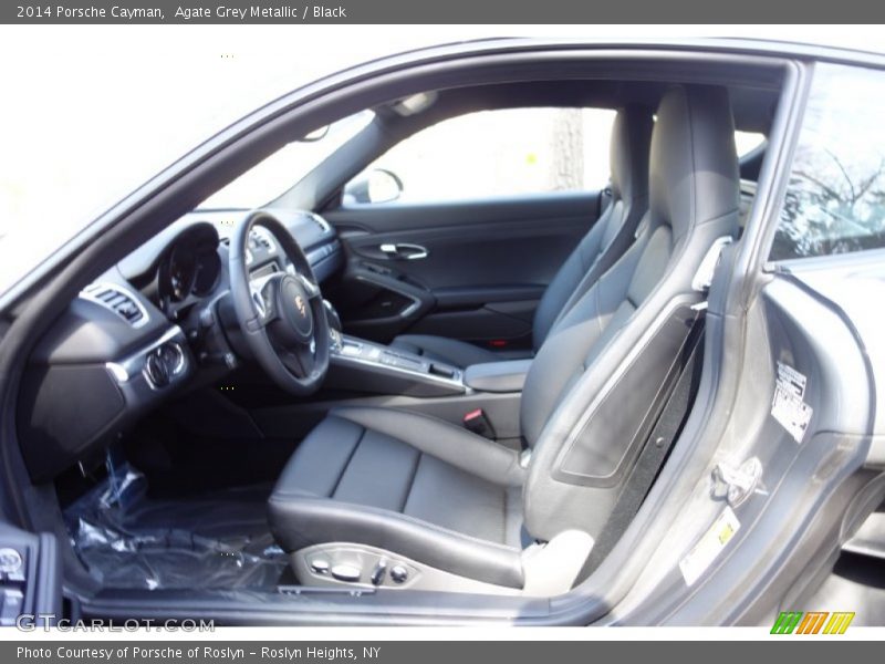 Agate Grey Metallic / Black 2014 Porsche Cayman