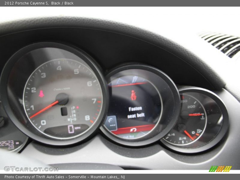 Black / Black 2012 Porsche Cayenne S
