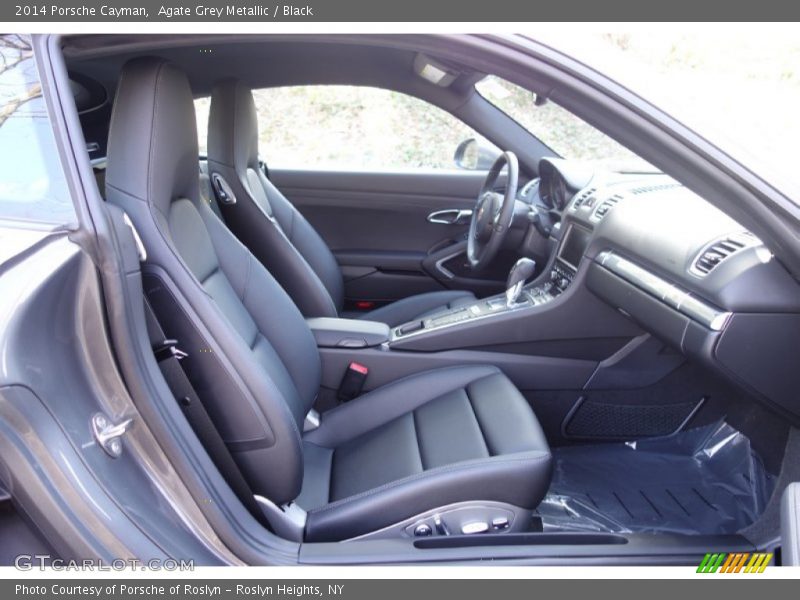 Agate Grey Metallic / Black 2014 Porsche Cayman