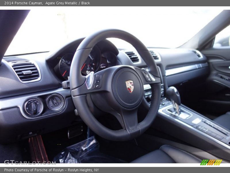 Agate Grey Metallic / Black 2014 Porsche Cayman