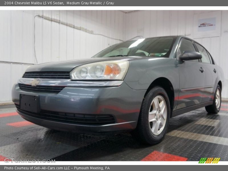 Medium Gray Metallic / Gray 2004 Chevrolet Malibu LS V6 Sedan