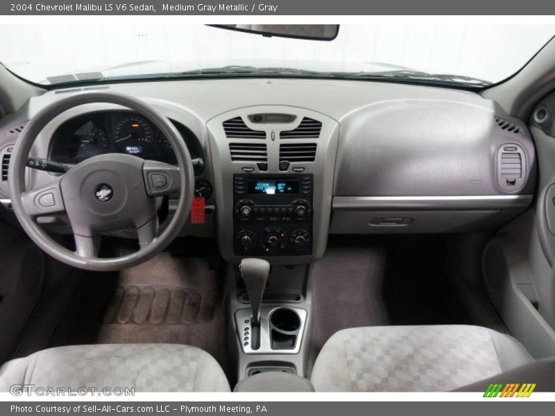 Medium Gray Metallic / Gray 2004 Chevrolet Malibu LS V6 Sedan