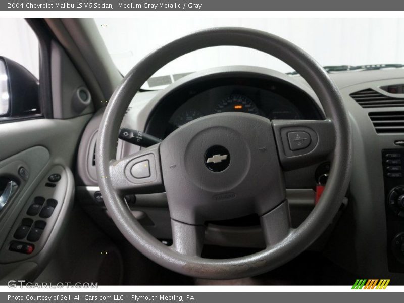 Medium Gray Metallic / Gray 2004 Chevrolet Malibu LS V6 Sedan
