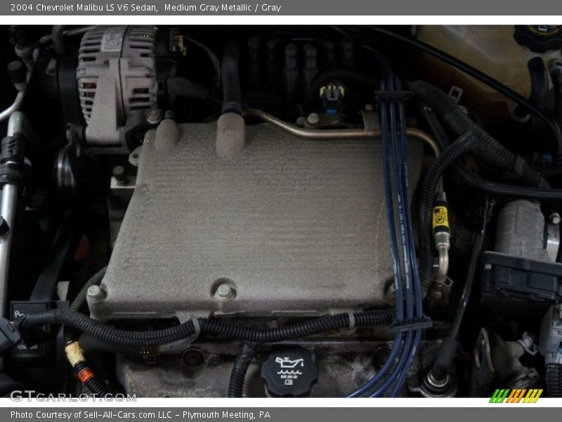 Medium Gray Metallic / Gray 2004 Chevrolet Malibu LS V6 Sedan