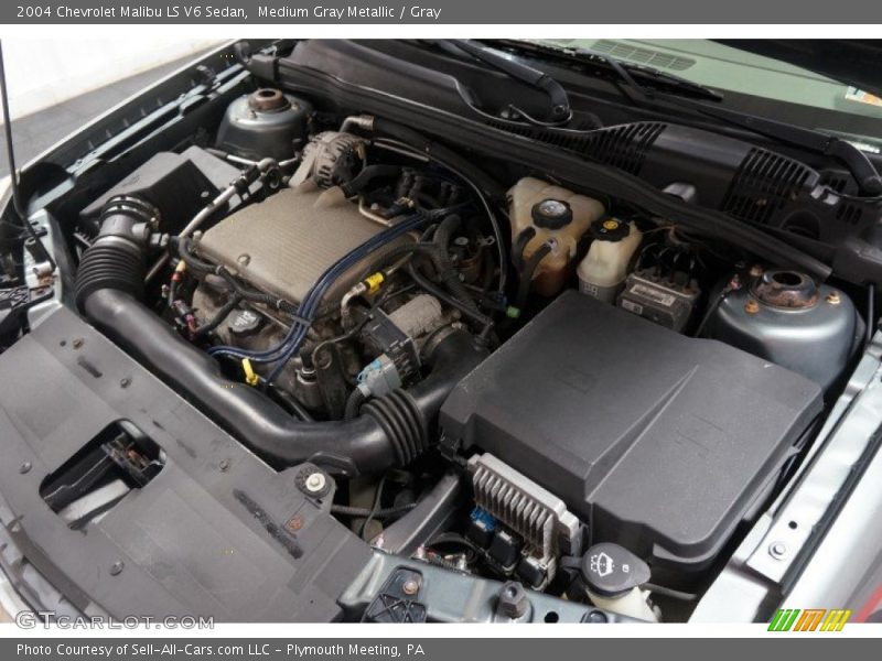 Medium Gray Metallic / Gray 2004 Chevrolet Malibu LS V6 Sedan