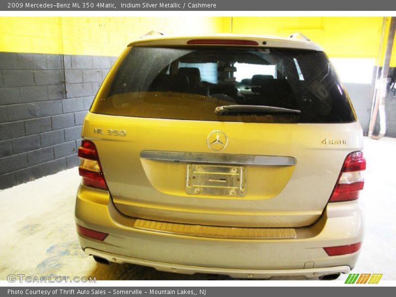Iridium Silver Metallic / Cashmere 2009 Mercedes-Benz ML 350 4Matic