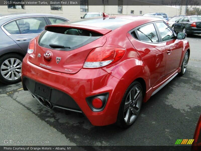 Boston Red / Black 2013 Hyundai Veloster Turbo