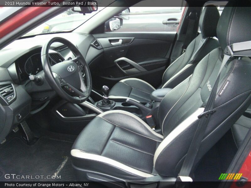 Boston Red / Black 2013 Hyundai Veloster Turbo