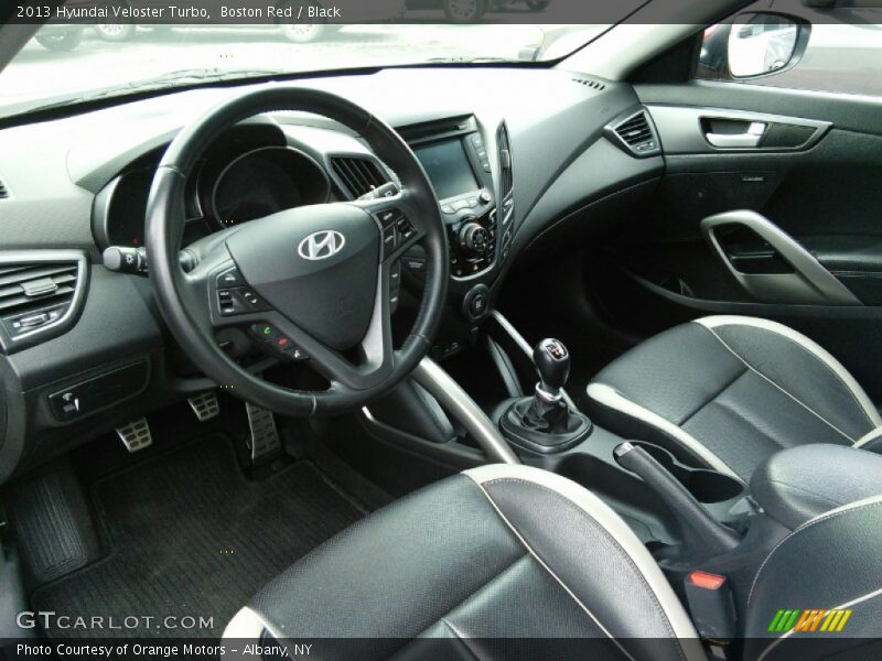 Boston Red / Black 2013 Hyundai Veloster Turbo