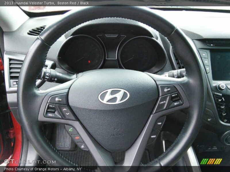 Boston Red / Black 2013 Hyundai Veloster Turbo