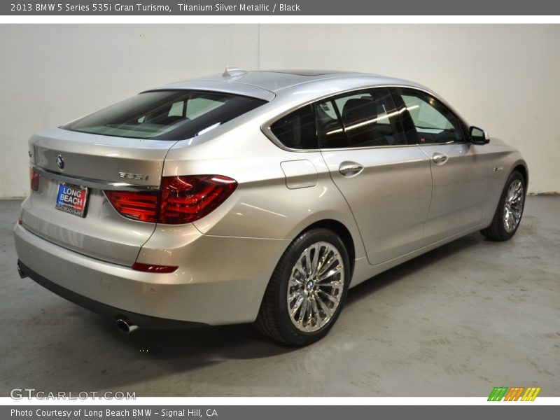 Titanium Silver Metallic / Black 2013 BMW 5 Series 535i Gran Turismo