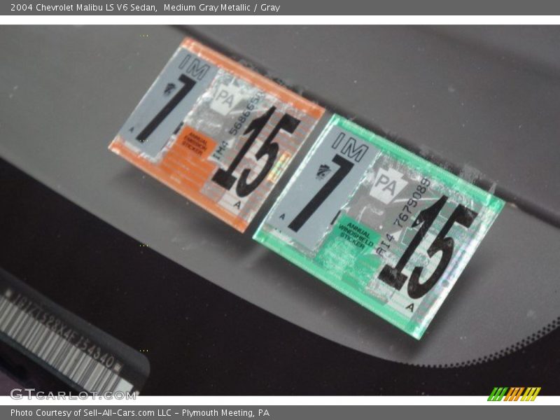 Medium Gray Metallic / Gray 2004 Chevrolet Malibu LS V6 Sedan