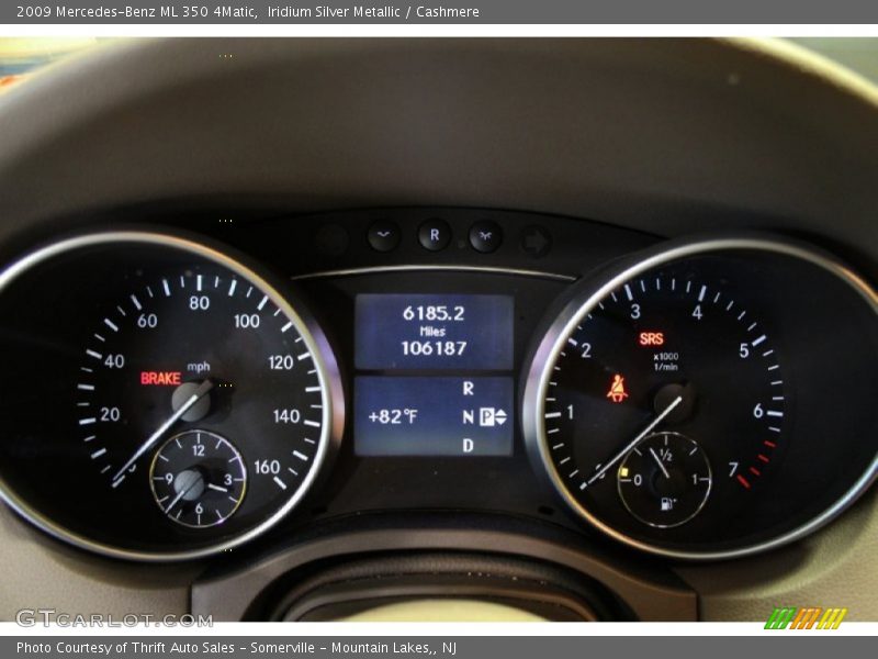Iridium Silver Metallic / Cashmere 2009 Mercedes-Benz ML 350 4Matic