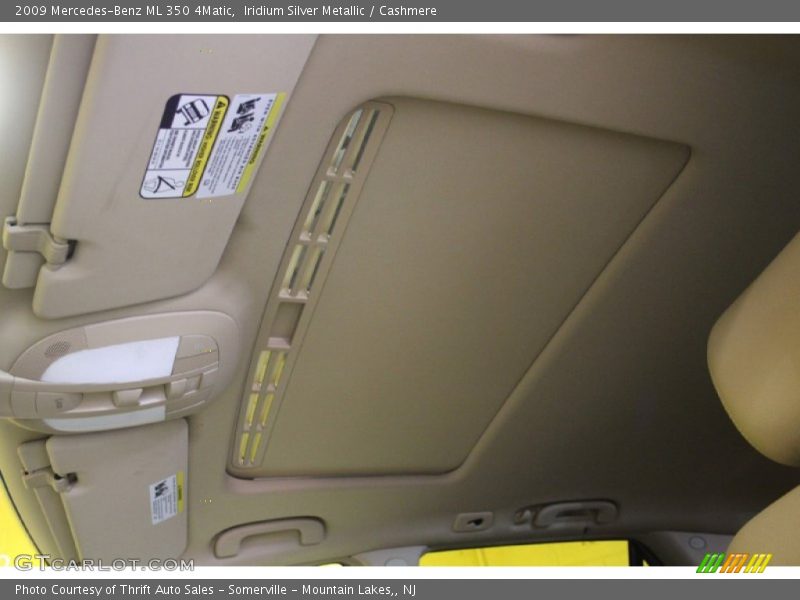 Iridium Silver Metallic / Cashmere 2009 Mercedes-Benz ML 350 4Matic