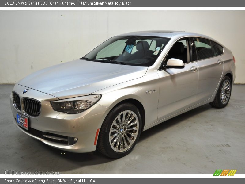 Titanium Silver Metallic / Black 2013 BMW 5 Series 535i Gran Turismo