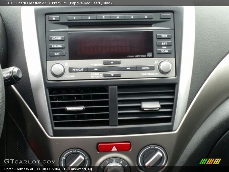 Paprika Red Pearl / Black 2010 Subaru Forester 2.5 X Premium