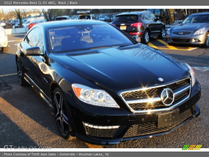 Black / Black 2012 Mercedes-Benz CL 63 AMG