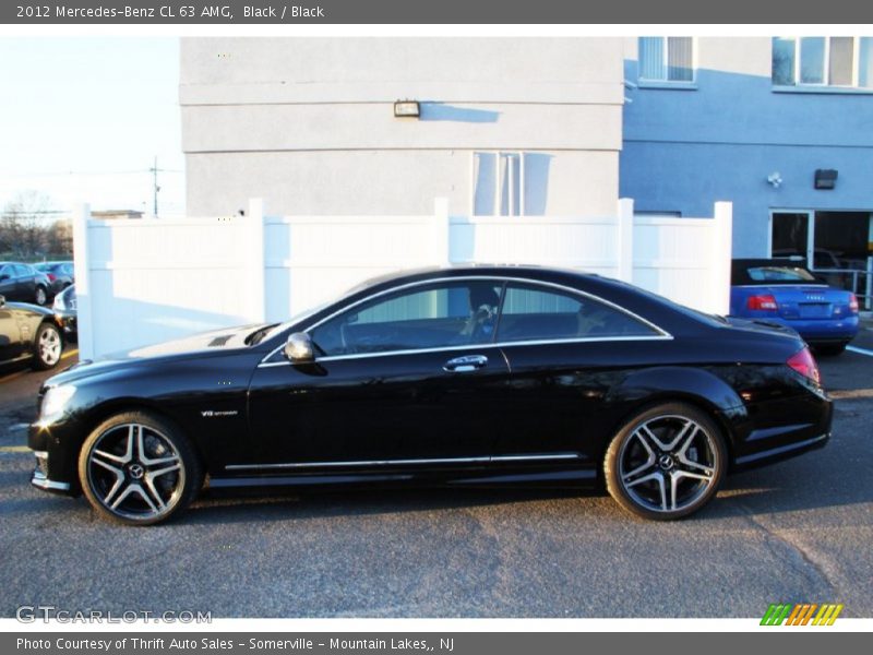 Black / Black 2012 Mercedes-Benz CL 63 AMG