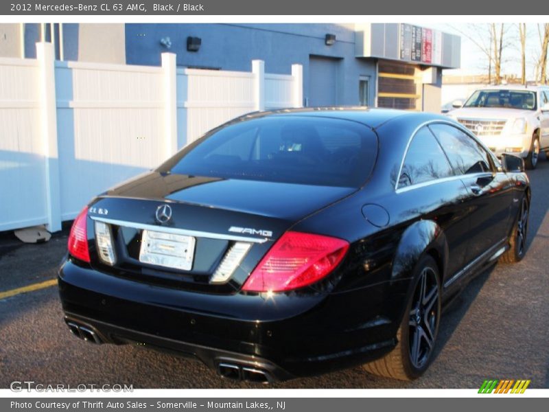 Black / Black 2012 Mercedes-Benz CL 63 AMG