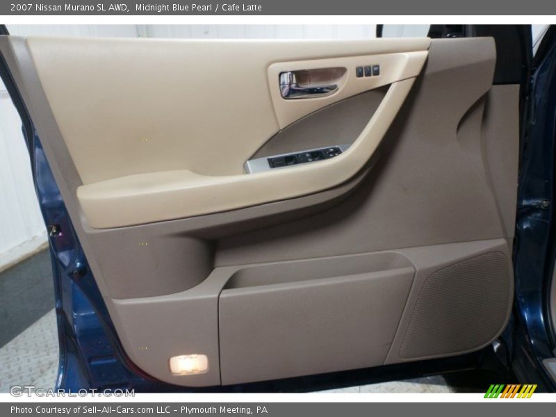 Midnight Blue Pearl / Cafe Latte 2007 Nissan Murano SL AWD