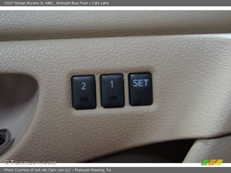 Midnight Blue Pearl / Cafe Latte 2007 Nissan Murano SL AWD