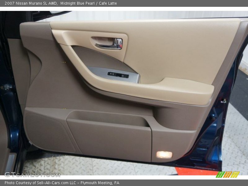 Midnight Blue Pearl / Cafe Latte 2007 Nissan Murano SL AWD