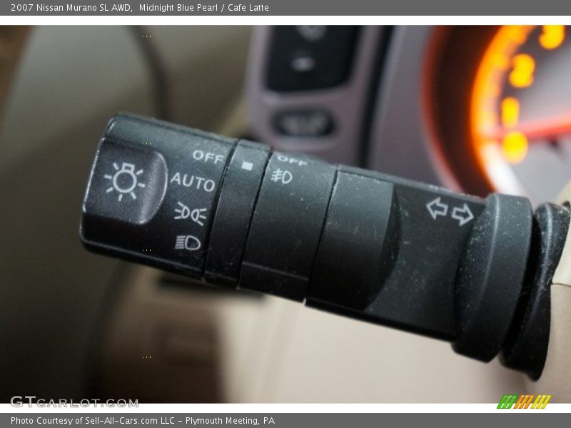 Midnight Blue Pearl / Cafe Latte 2007 Nissan Murano SL AWD