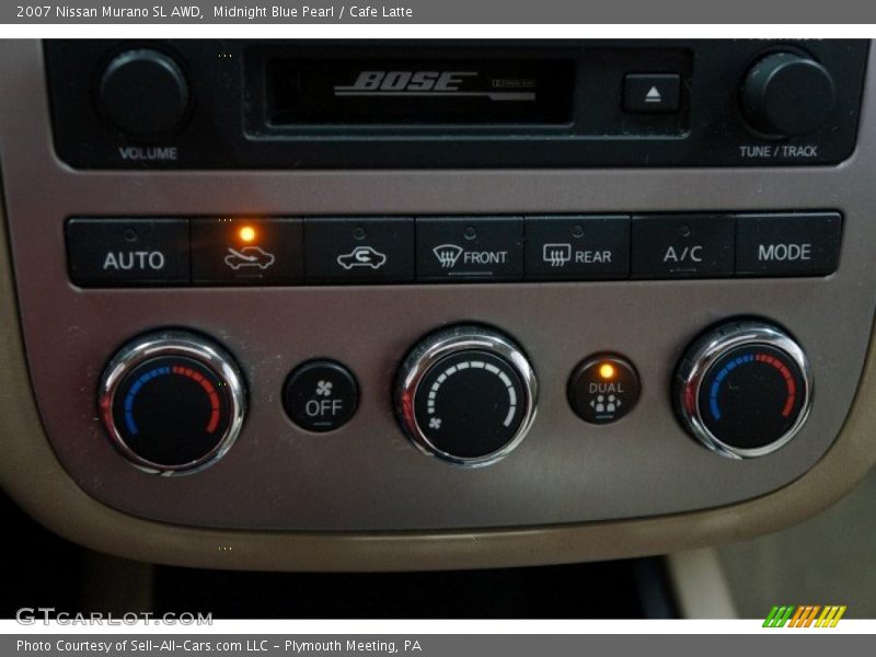 Midnight Blue Pearl / Cafe Latte 2007 Nissan Murano SL AWD