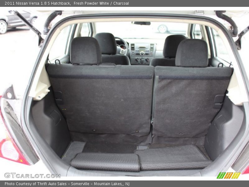 Fresh Powder White / Charcoal 2011 Nissan Versa 1.8 S Hatchback