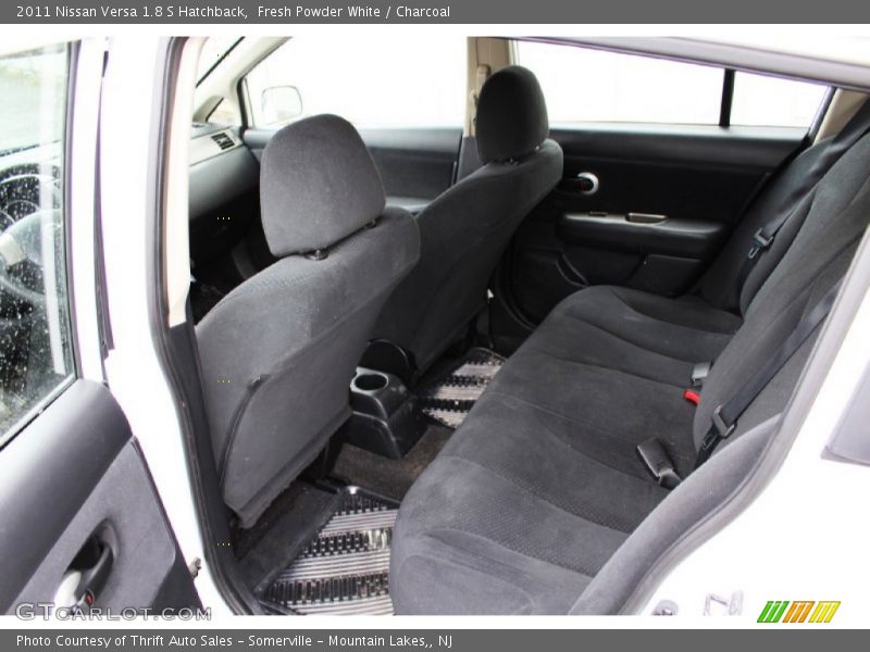Fresh Powder White / Charcoal 2011 Nissan Versa 1.8 S Hatchback