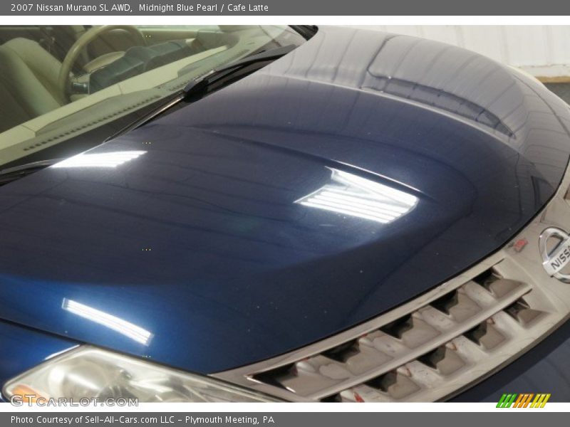 Midnight Blue Pearl / Cafe Latte 2007 Nissan Murano SL AWD