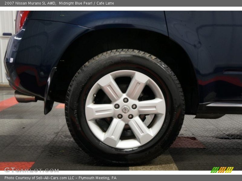 Midnight Blue Pearl / Cafe Latte 2007 Nissan Murano SL AWD