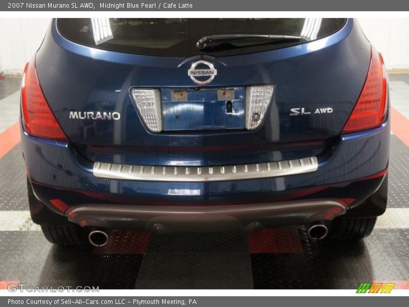 Midnight Blue Pearl / Cafe Latte 2007 Nissan Murano SL AWD