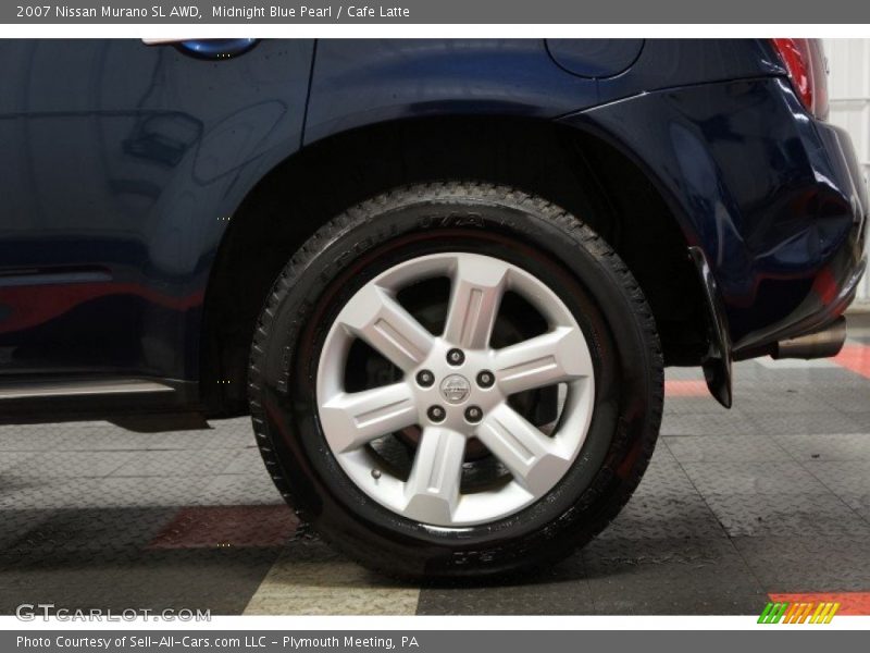 Midnight Blue Pearl / Cafe Latte 2007 Nissan Murano SL AWD
