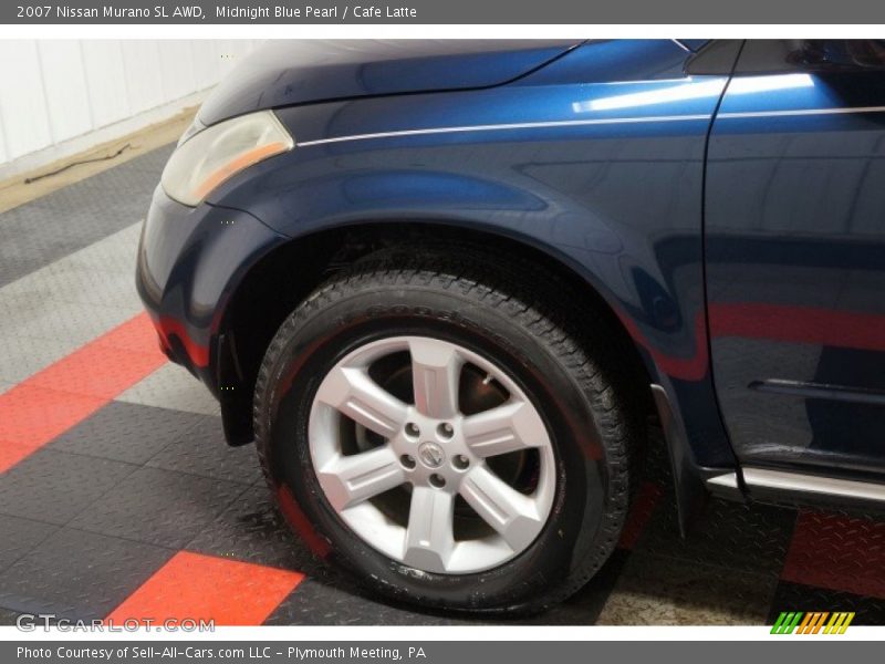 Midnight Blue Pearl / Cafe Latte 2007 Nissan Murano SL AWD