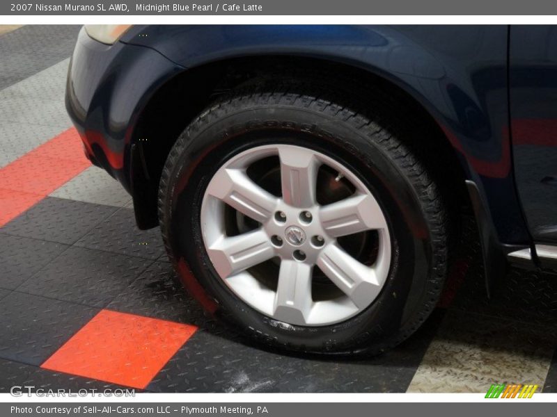 Midnight Blue Pearl / Cafe Latte 2007 Nissan Murano SL AWD