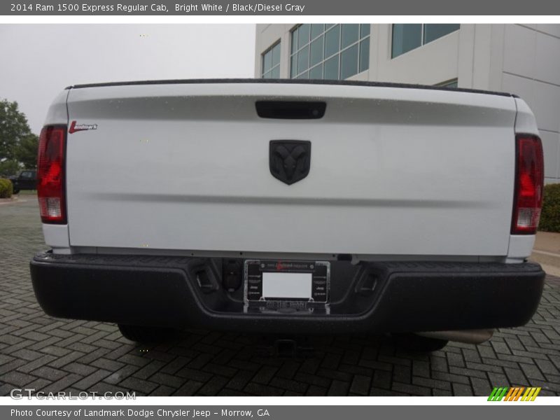 Bright White / Black/Diesel Gray 2014 Ram 1500 Express Regular Cab