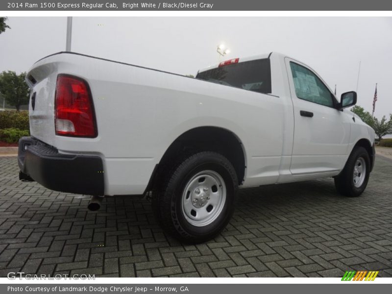 Bright White / Black/Diesel Gray 2014 Ram 1500 Express Regular Cab