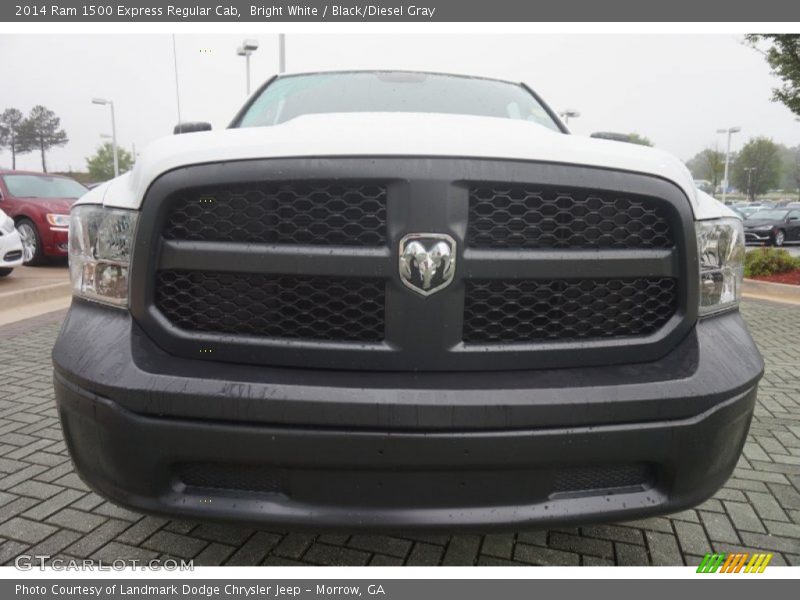 Bright White / Black/Diesel Gray 2014 Ram 1500 Express Regular Cab