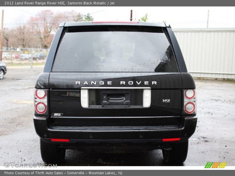 Santorini Black Metallic / Jet 2012 Land Rover Range Rover HSE