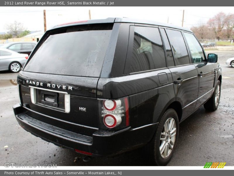 Santorini Black Metallic / Jet 2012 Land Rover Range Rover HSE