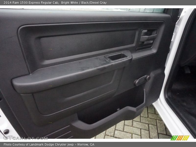 Bright White / Black/Diesel Gray 2014 Ram 1500 Express Regular Cab