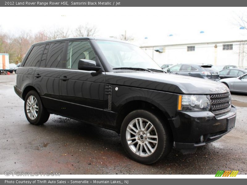 Santorini Black Metallic / Jet 2012 Land Rover Range Rover HSE