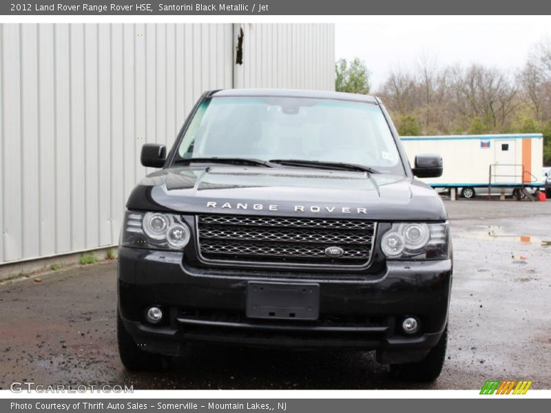 Santorini Black Metallic / Jet 2012 Land Rover Range Rover HSE